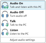 audio UI